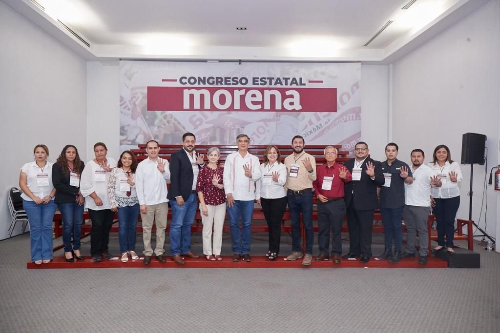 Destaca Américo fortaleza y unidad de Morena, tras elección de Yuriria Iturbe