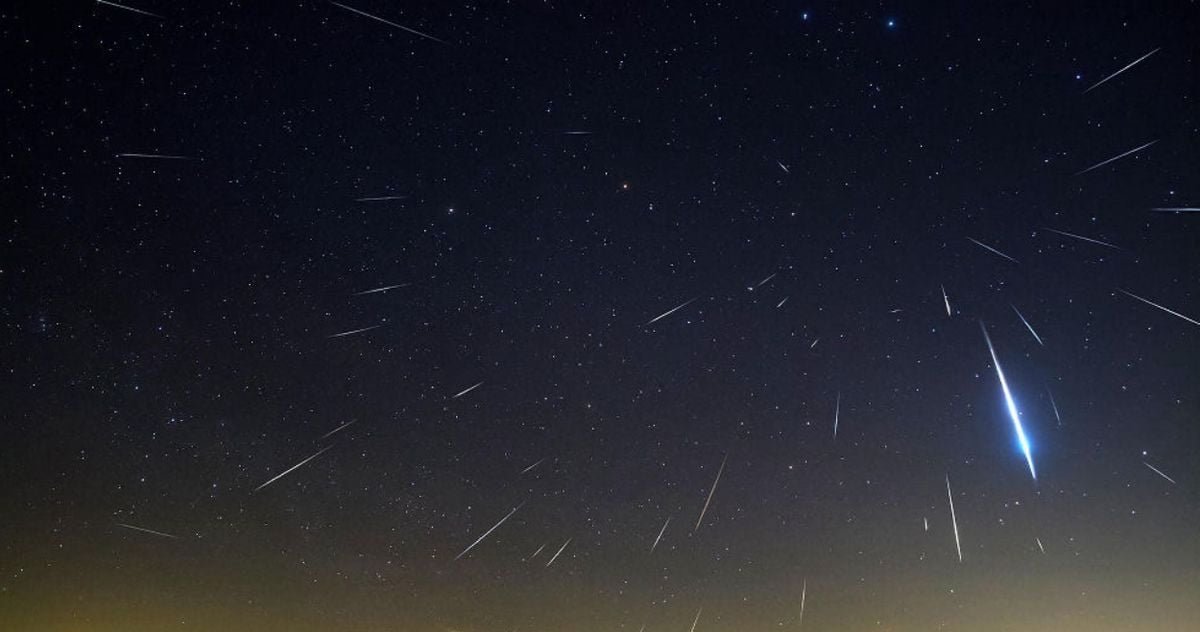 Se registra la mayor ‘lluvia de estrellas’ del año