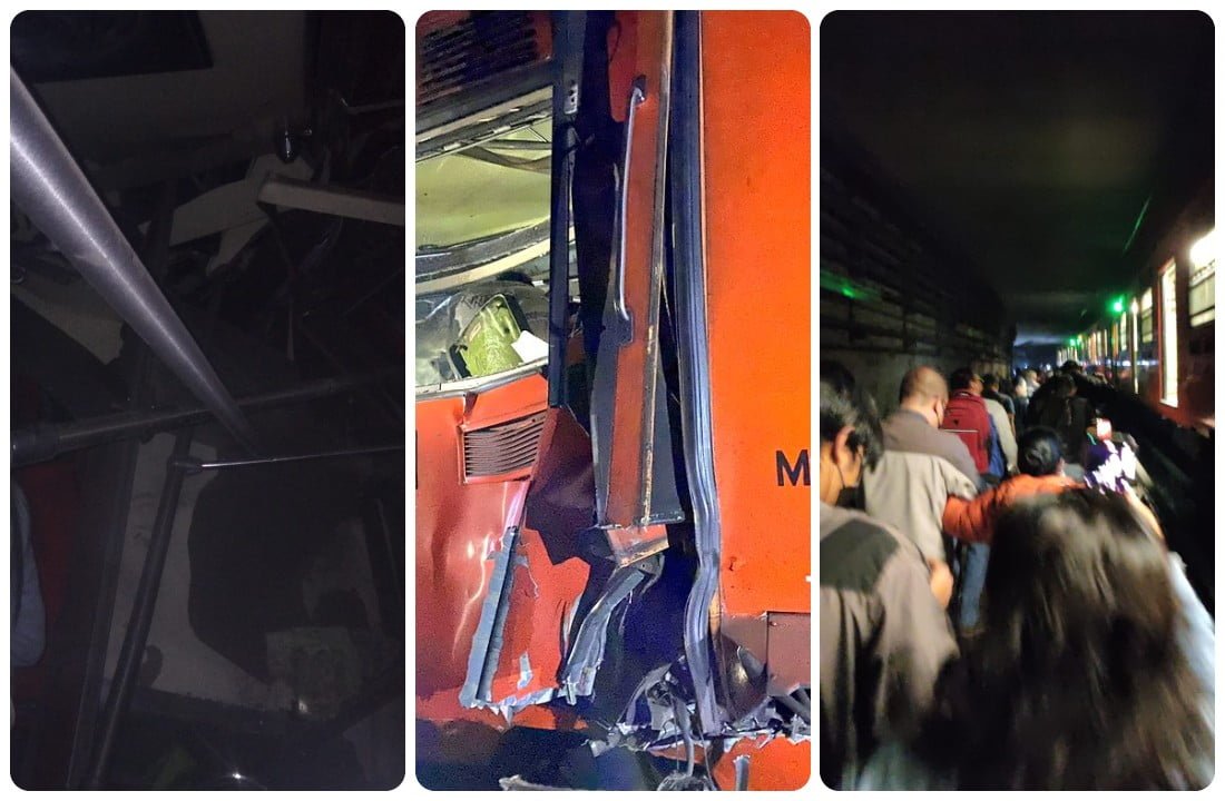 Choca el Metro de CDMX; muere pasajero