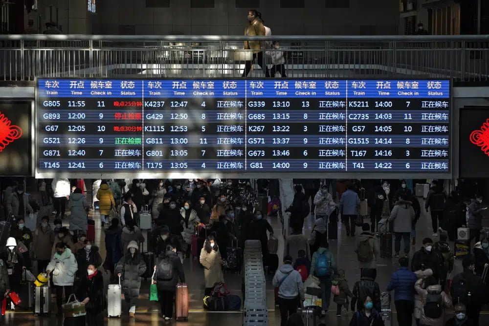 Población china se reduce por primera vez