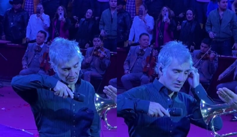 Aseguran que Alejandro Fernández dio concierto ebrio