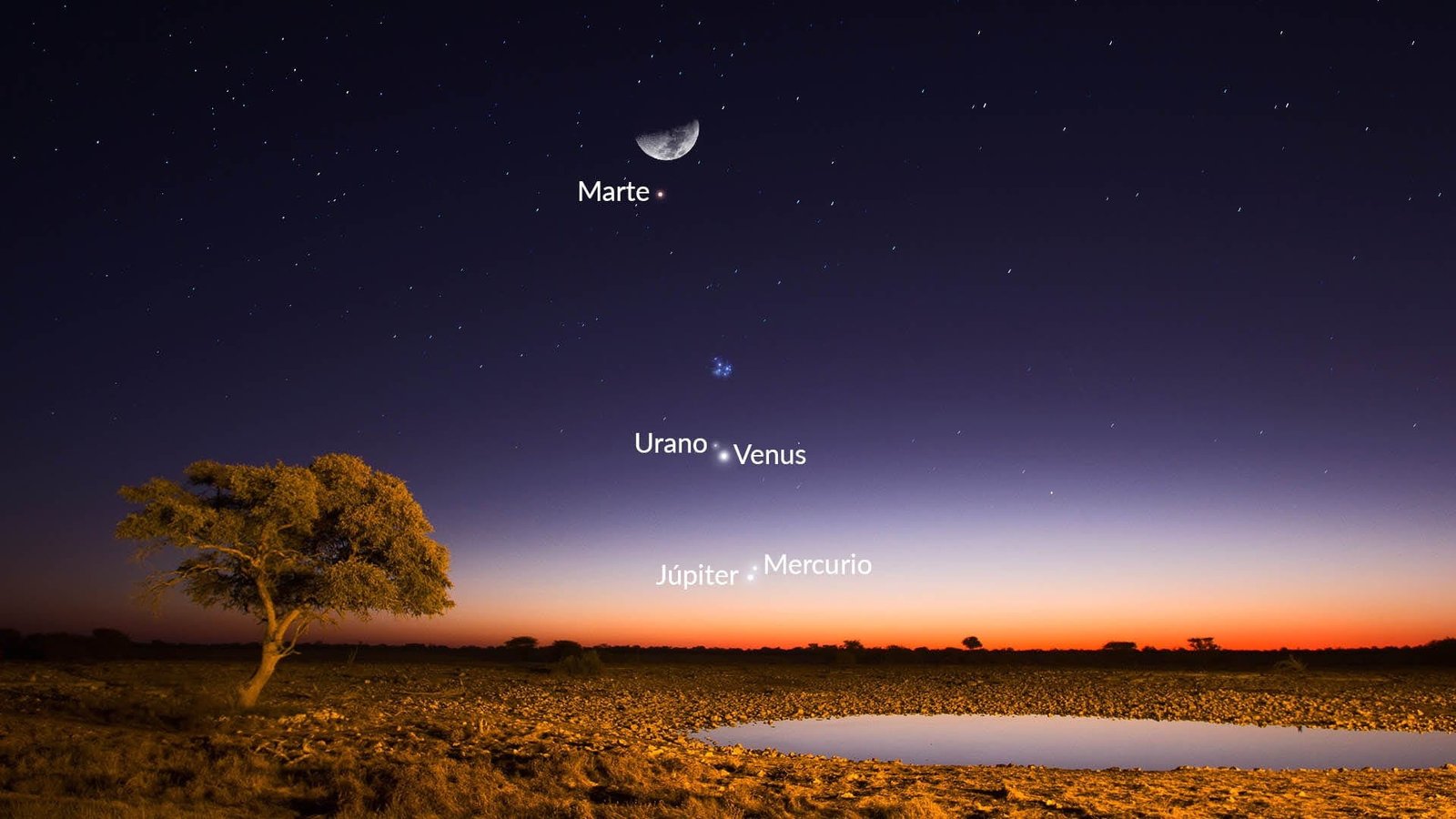 Esta semana se alinearán cinco planetas