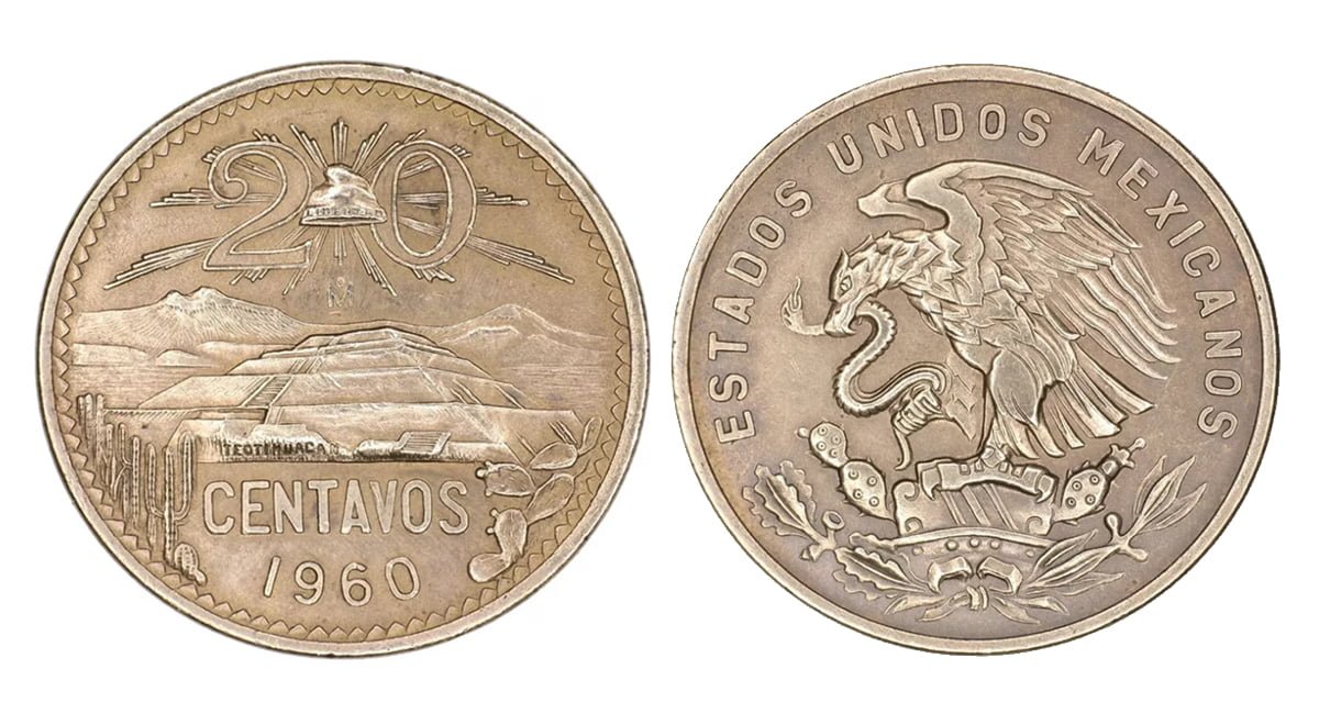 Venden monedas de 20 centavos en 80 mil pesos