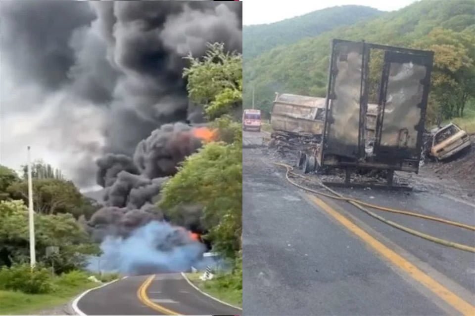 Choca pipa y explota; mueren ocho