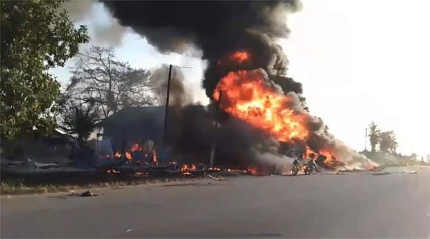 Explota camión-cisterna y mata a más de 40