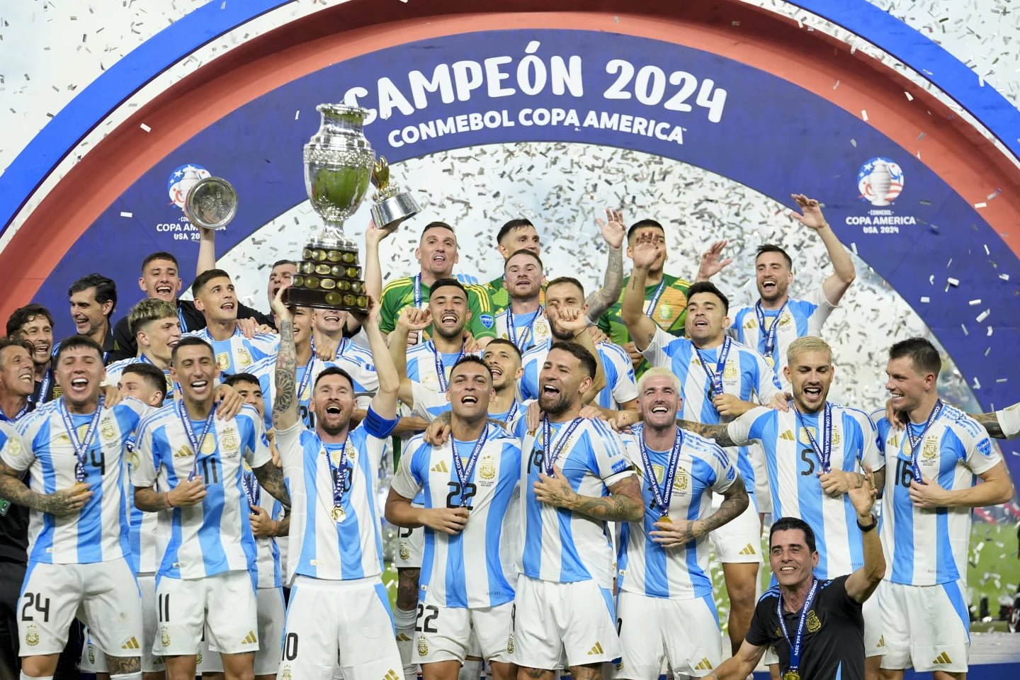 Sin Messi, Argentina se corona campeón