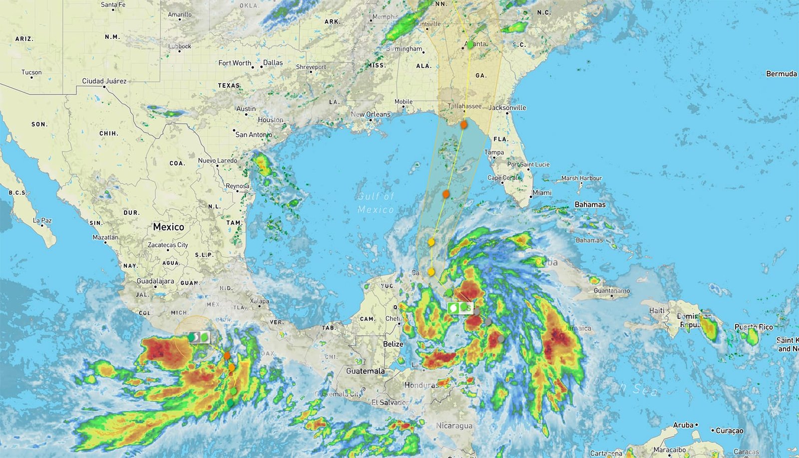 Surge la tormenta tropical Helena en el mar Caribe