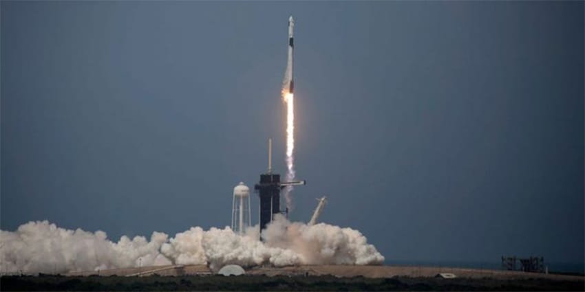 Lanza SpaceX operación de rescate de dos atronautas
