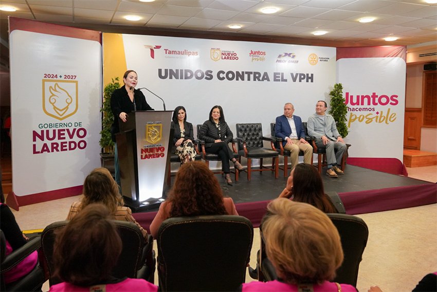 Destaca NLD como único municipio en México con campaña de vacunación contra el VPH para niños