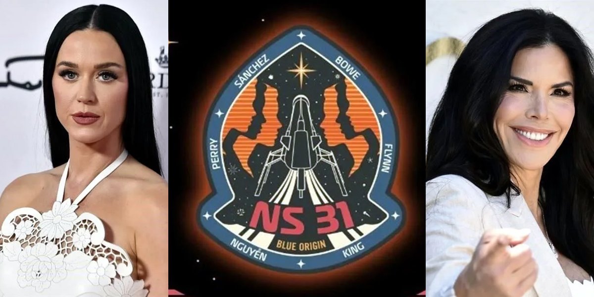 Irán al espacio Katy Perry, Kerianne Flynn y Aisha Bowe
