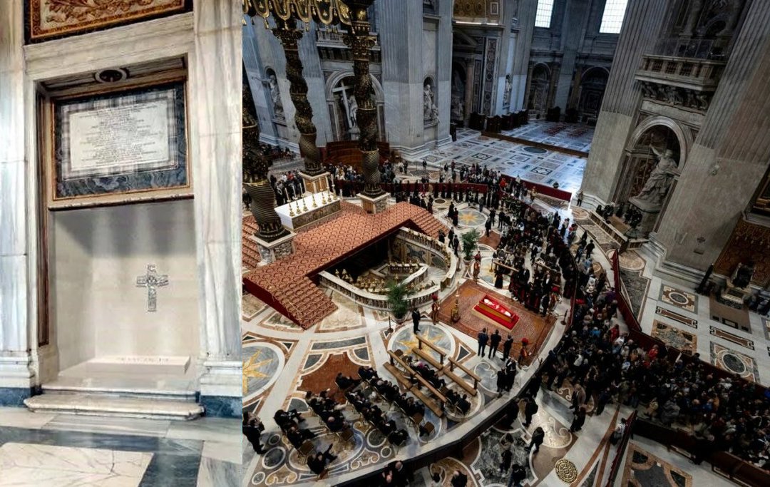 Dan a conocer la tumba del Papa
