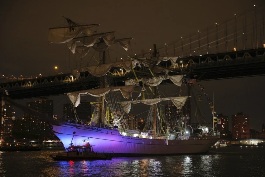 Aguas turbulentas, posible causa del accidente del Cuauhtémoc