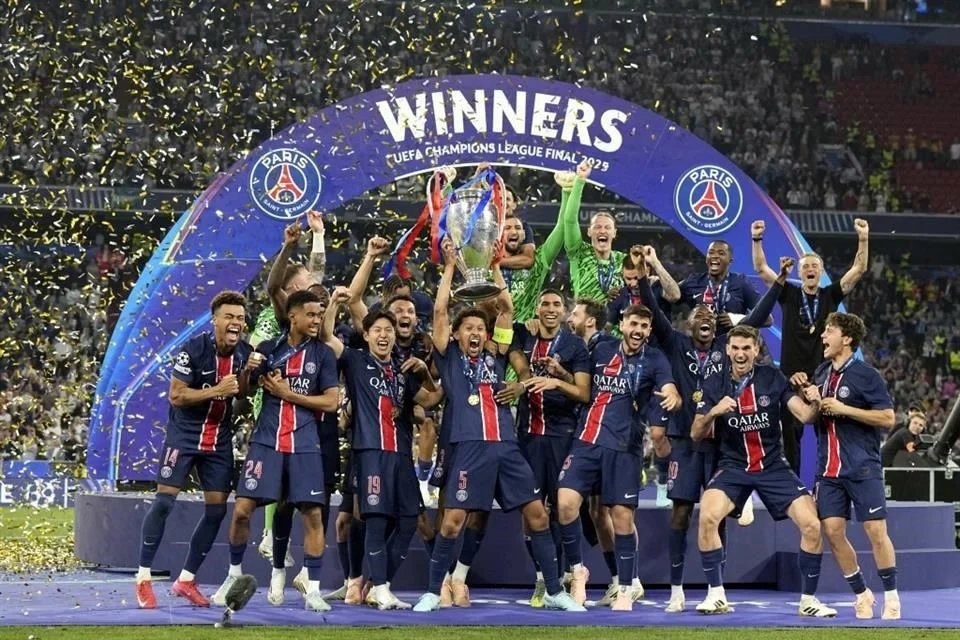 París Saint-Germain se corona en la Champions League