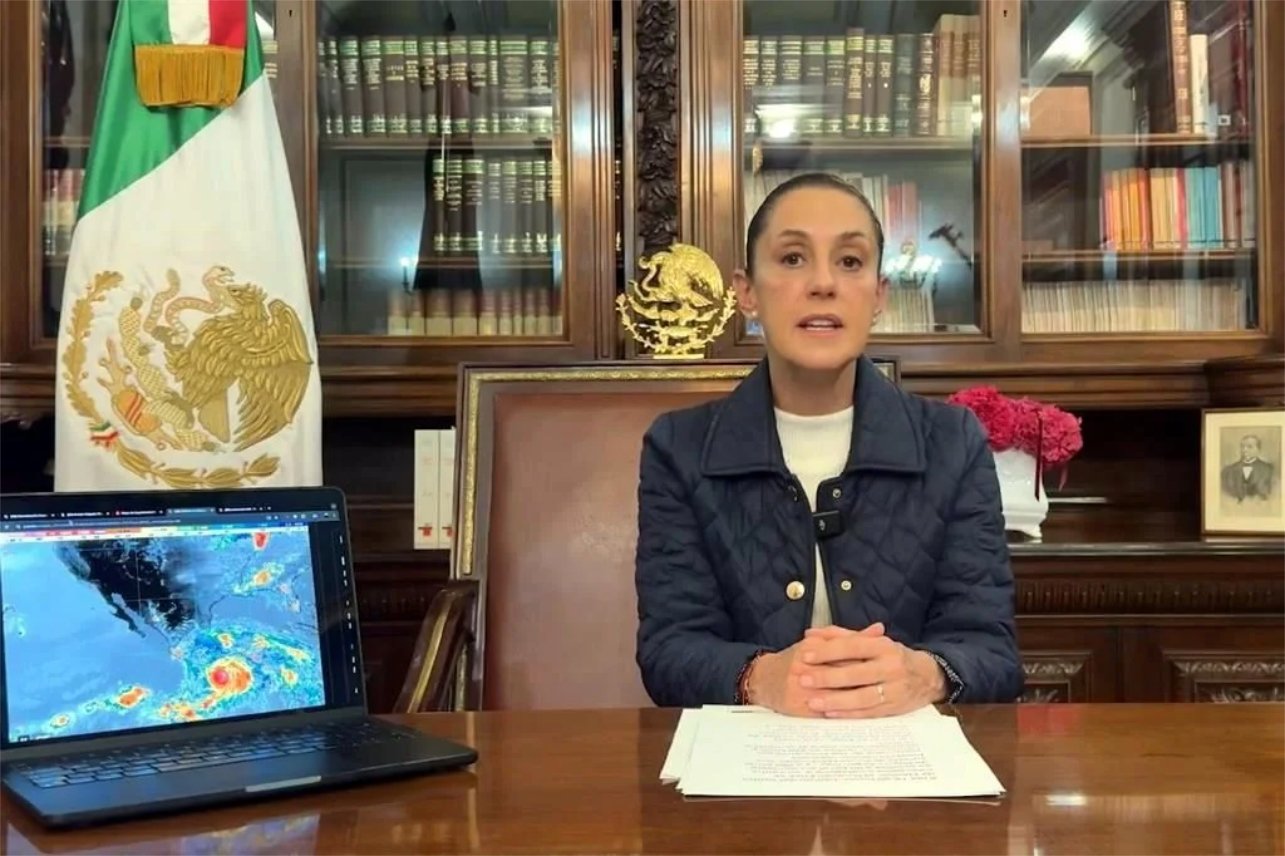 Resguárdense, pide Sheinbaum por Erick