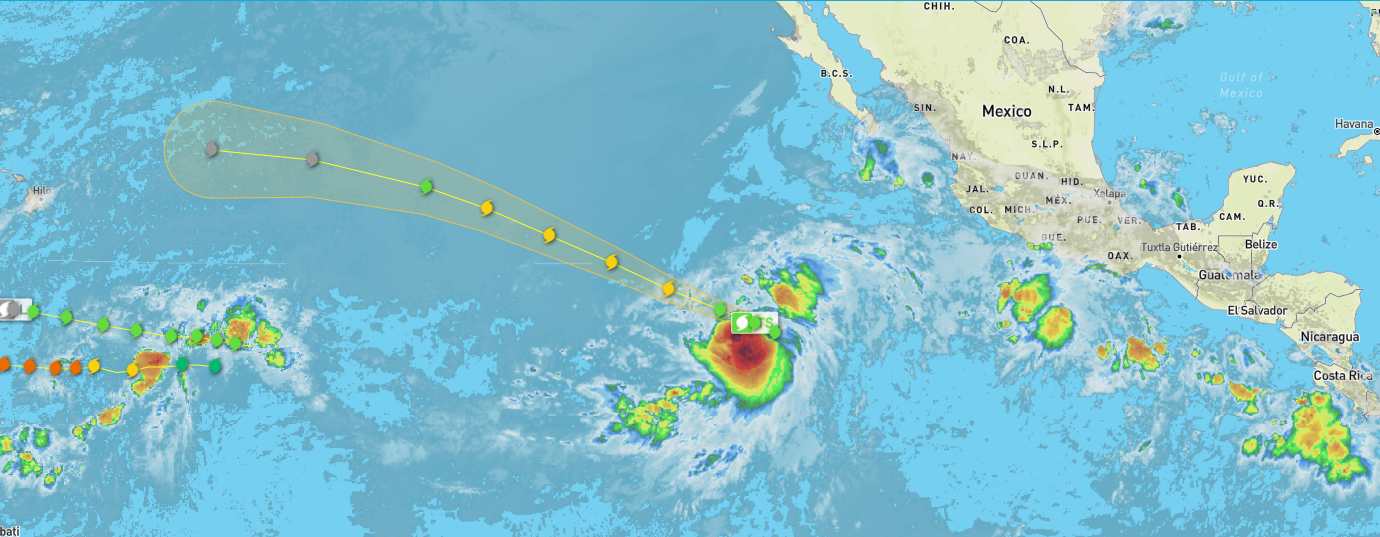 Se forma en el Pacífico la tormenta tropical Gil