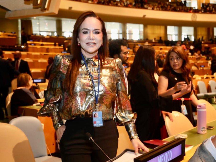 Alcaldesa Carmen Lilia Canturosas representa a México en la ONU